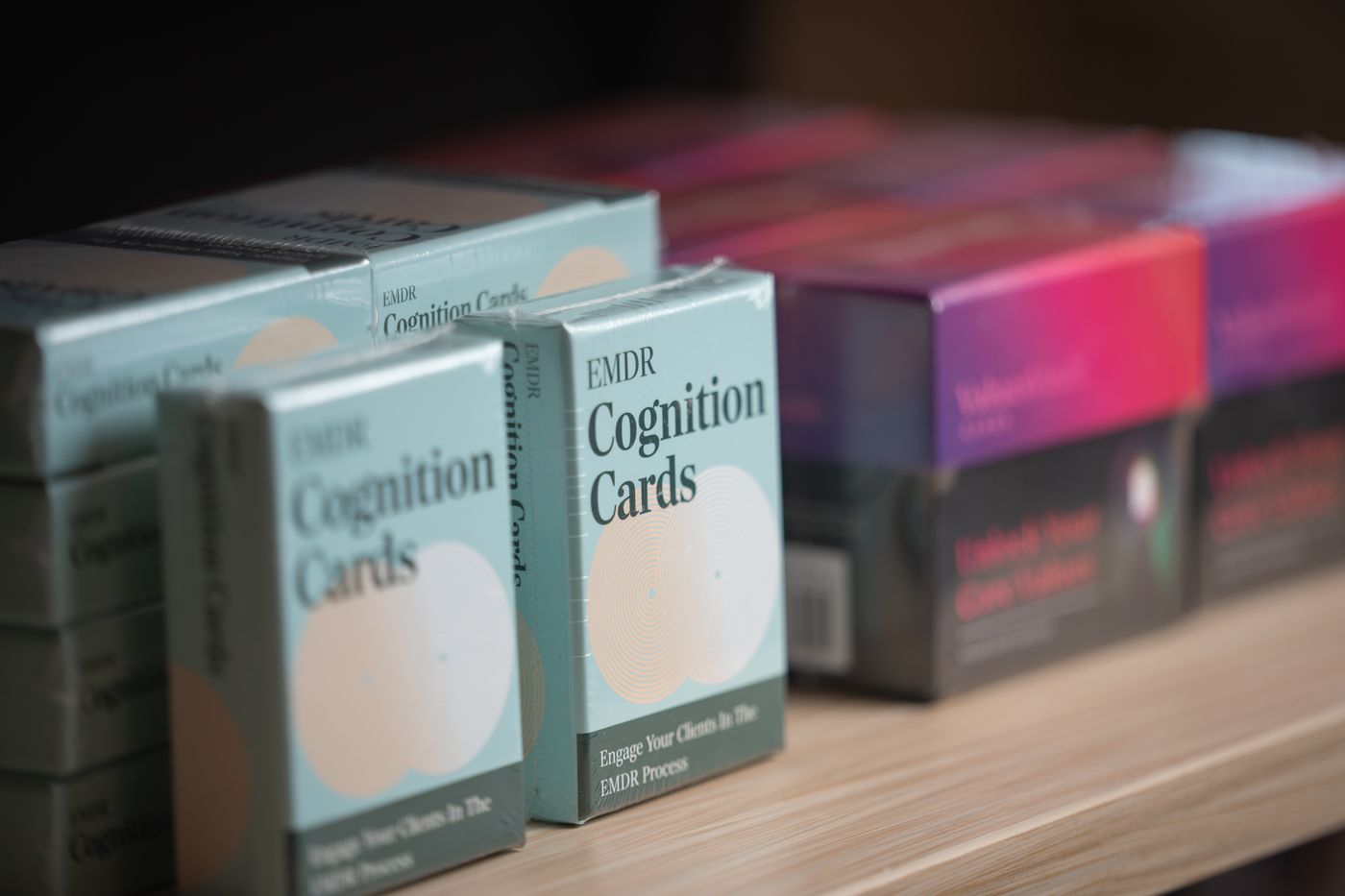 EMDR Cognition Cards boxes